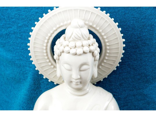 Blanc De Chine Figures Of Guanyin And Buddha