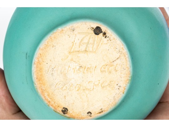 Two Van Briggle Glazed Ceramic Vases