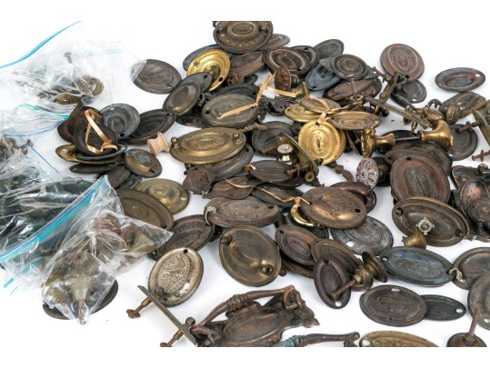 Extensive Collection Of Vintage And Antique Drawer Hardware