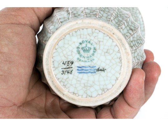 Group Of Seven Pieces Of Danish Royal Copenhagen Ceramics