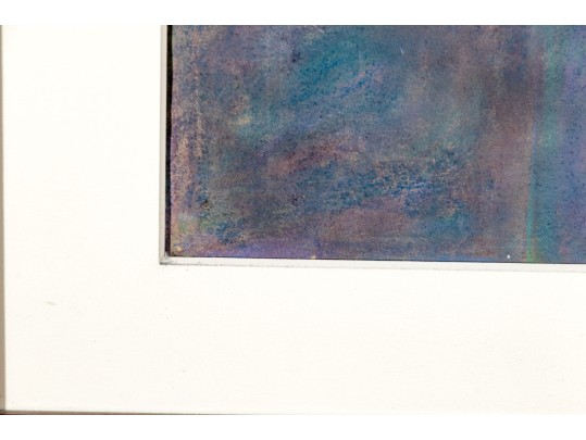 Signed Pastel On Paper, Two Figures