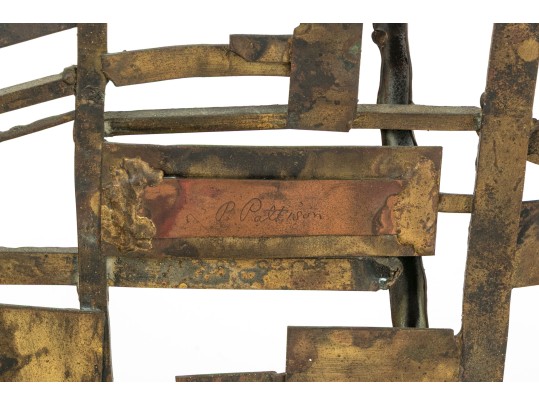 Priscilla Pattison (American, 1919-2013) Brutalist Sculpture On Base