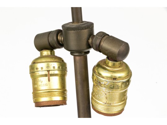 Oversized Double Gourd Form Table Lamp