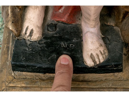 Pair Of Antique Italian Angel Candlesticks