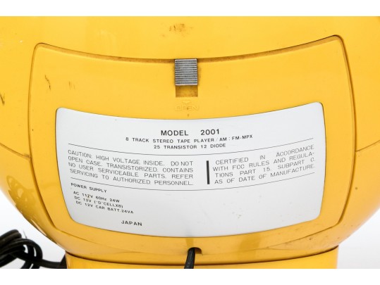 Vintage Weltron Model 2001 Stereo Tape Player Radio