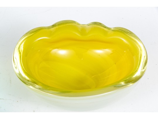 Four Mid-Century Glass Bowls