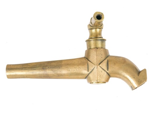 Antique 18th-19th C. Brass Barrel Tap