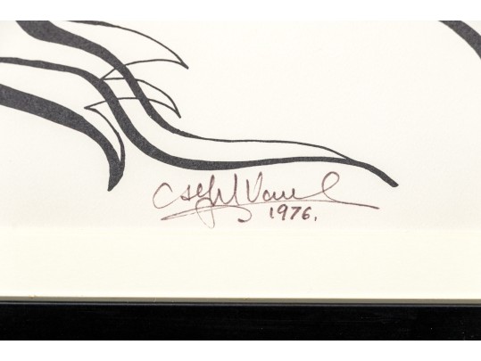 Signed Ltd Ed Lithograph, Turtle Musicians, 1976