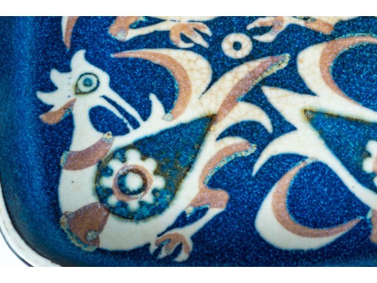 Nils Thorsson Mid-century Royal Copenhagen Ceramic Square Bowl