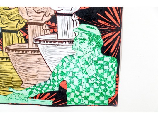 Two Mixed Media Collages