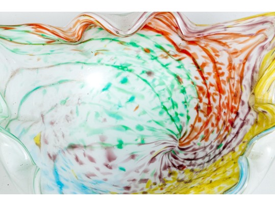 Six Pieces Of Mid-Century Murano Glass