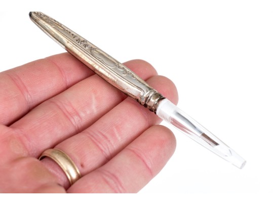 Group Of Sterling Silver Handled Vanity Tools, Including Towle