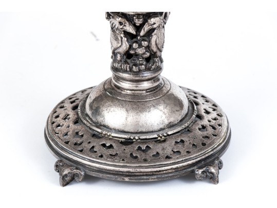 Oscar B. Bach Studios Marked Footed Compote Bowl