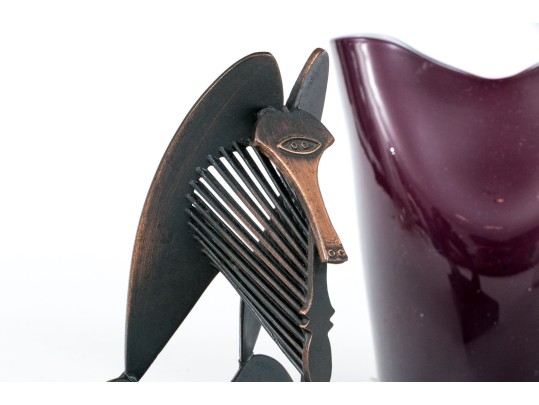 Group Of Six Assorted Media Sculptures