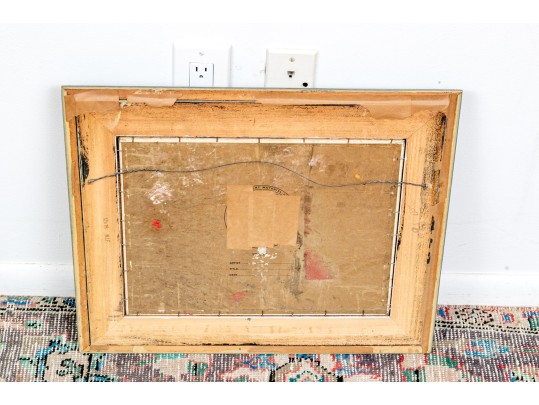 Zwiagina (Polish, 20th Century) Oil On Canvas Panel, Haystacks