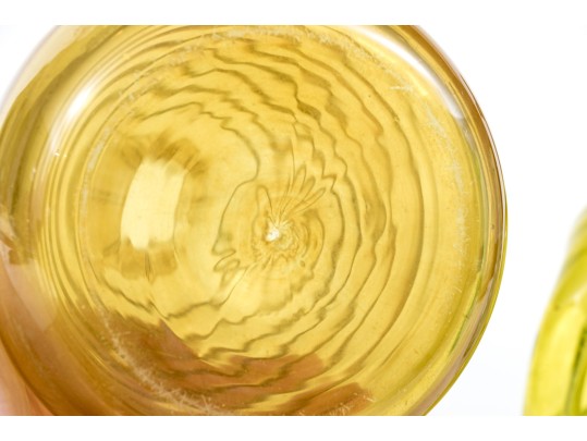 Lot Of Five Glass And Silver Plate Mounted Decanters