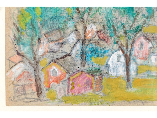 Charlotte Fuller Eastman (American, 1878-1956) Mixed Media On Paper