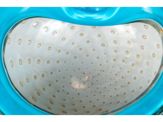 Five Mid-Century Murano Glass Bowls And Ashtrays