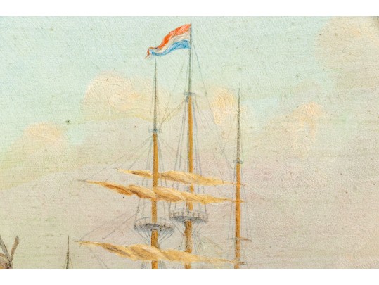 Oil On Panel After Pieter C. Dommershuizen (Dutch, 1834-1908) 