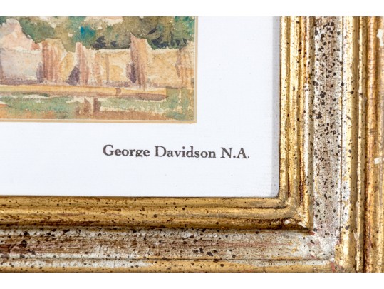 George Davidson (Polish-American, 1889-1965) Watercolor On Paper, Landscape