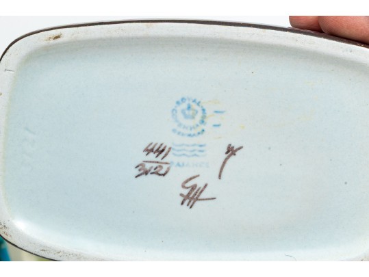 Nils Thorsson Mid-century Royal Copenhagen Painted Ceramic Vase