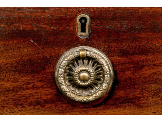 George III Mahogany Chest, Ca. 1820