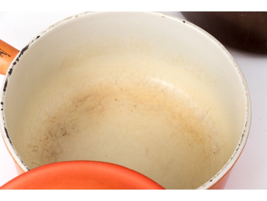 Group Of Three Vintage Le Creuset Lidded Cooking Wares