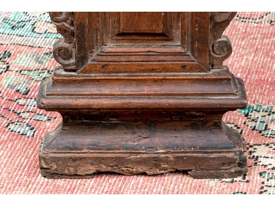 Late Renaissance Italian Walnut Table, 17th C. Or Earlier 