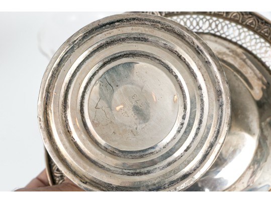 Lot Of Ten Pieces Of Sterling Weighted Silver