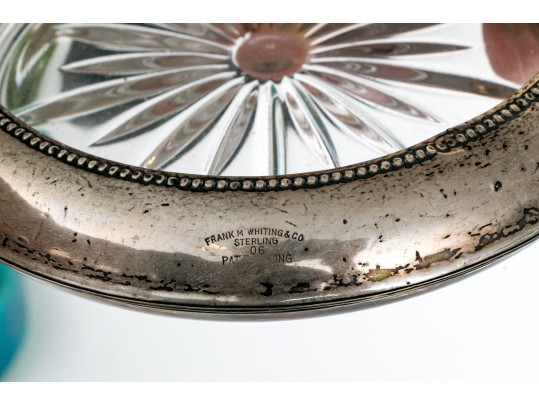 Sterling Mounted Coaster Lot