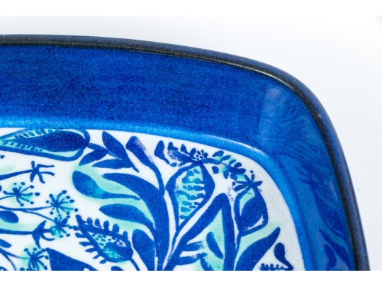 Nils Thorsson Mid-century Royal Copenhagen Ceramic Square Bowl