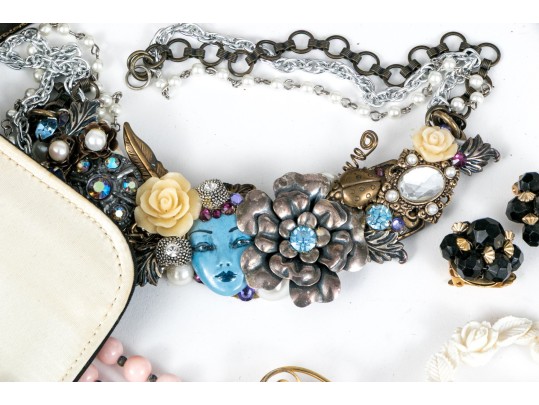 Large Collection Vintage Costume Jewelry