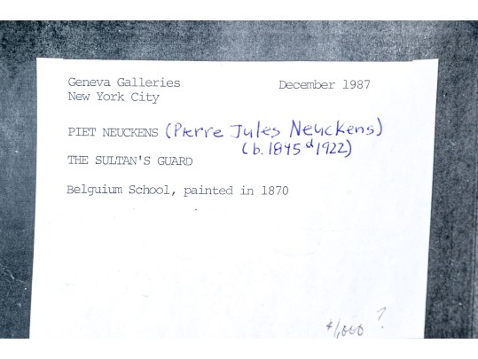 Pierre Jules Neuckens (Belgian, 1845-1922) 