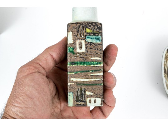 Nils Thorsson Mid-century Royal Copenhagen Ceramic Vase And Bowl