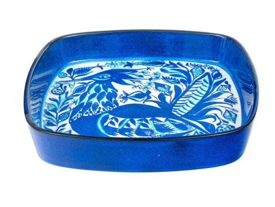 Nils Thorsson Mid-century Royal Copenhagen Ceramic Square Bowl