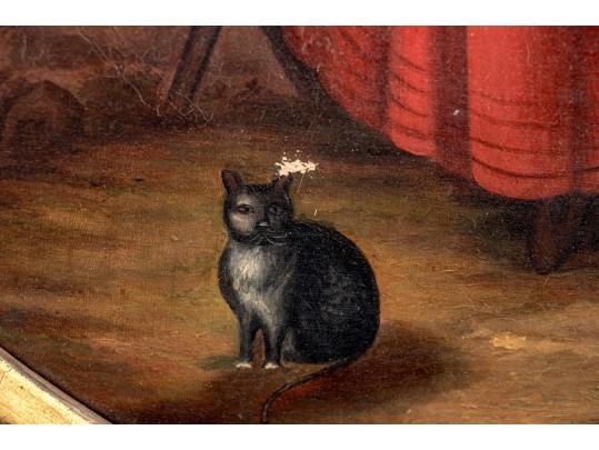 J. M. Thurston After Henry William Bunbury (English, 1750-1811) Oil On Canvas, 1855