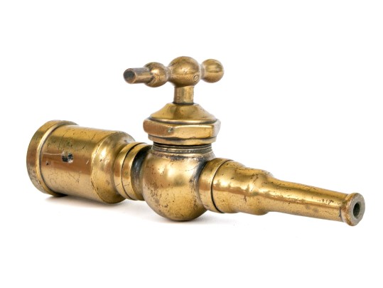 Antique 19th C. Quality Brass Barrel Tap