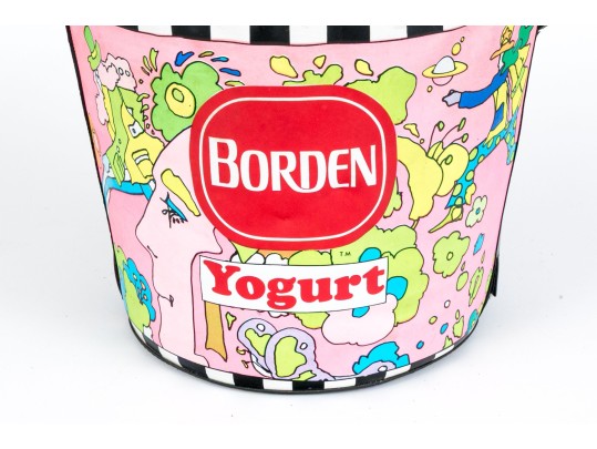 Vintage Peter Max Borden Yogurt Cooler