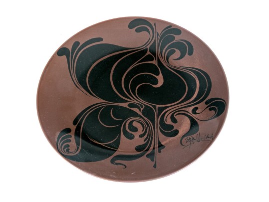 Bjørn Wiinblad For Rosenthal Hand-Decorated Ceramic Charger