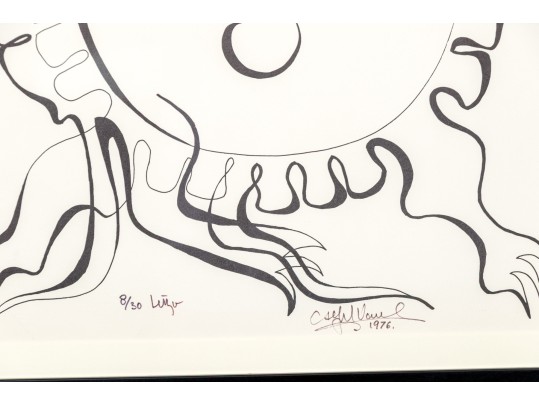 Signed Ltd Ed Lithograph, Turtle Musicians, 1976