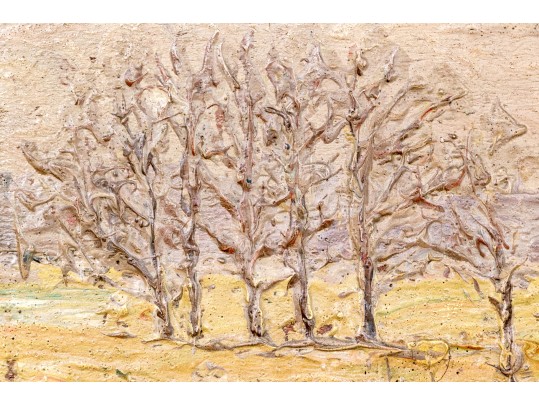 Attributed To William Bils (American, 1872-1944), Oil On Panel, Imprestionist Landscape