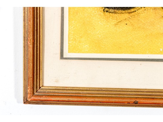 Napoli Abstract Pastel On Paper, Abstract