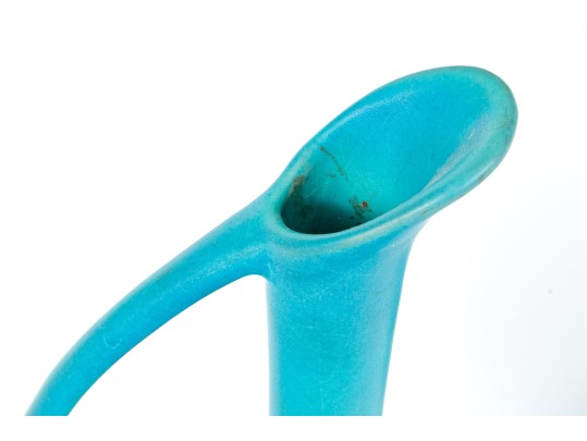 Pair Of Van Briggle Glazed Ceramic Ewers