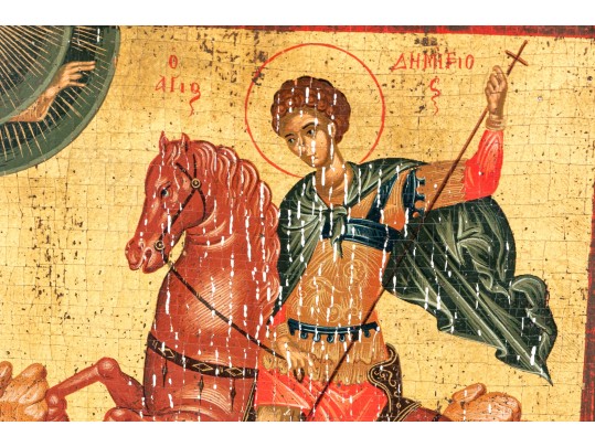 St. Demetrius Of Thessaloniki Reproduction Byzantine Icon