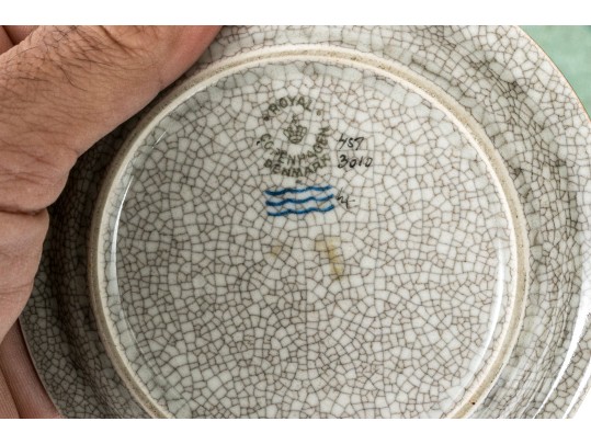 Group Of Seven Pieces Of Danish Royal Copenhagen Ceramics