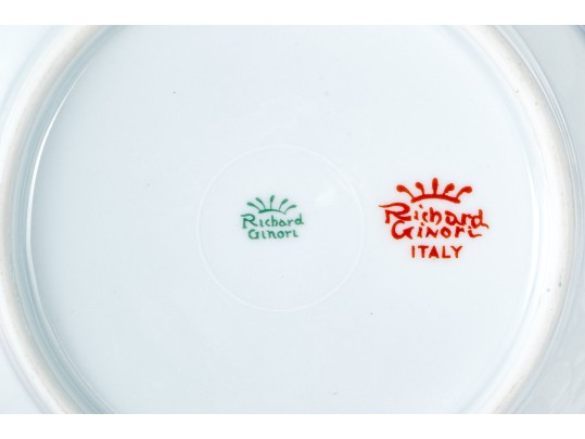 Set Of Six Italian Richard Ginori Porcelain Bowls