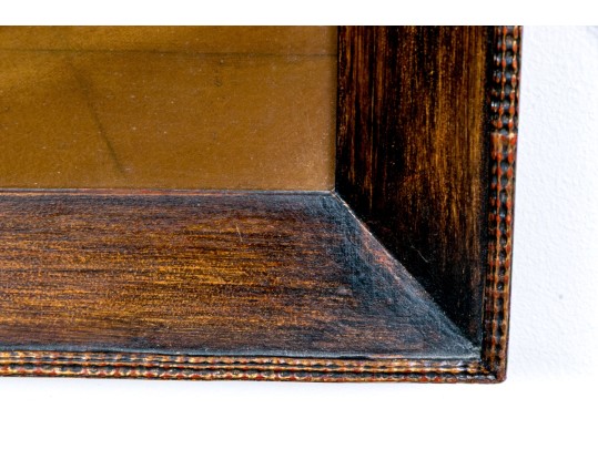 Horacio Rentería Rocha (Mexican, 1912-1972) Oil On Canvas, Girl With Dog And Birds