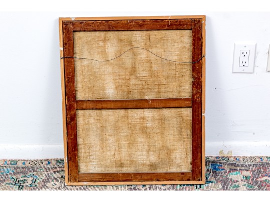 Signed Oil On Canvas, Urban Landscape With Cars