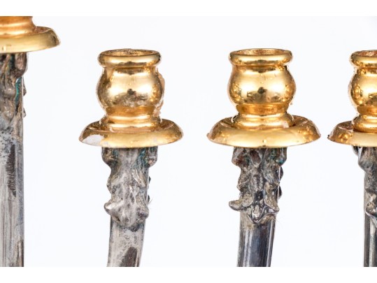 Silver Plated Menorah