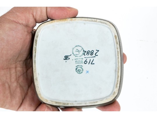 Nils Thorsson Mid-century Royal Copenhagen Ceramic Vase And Bowl